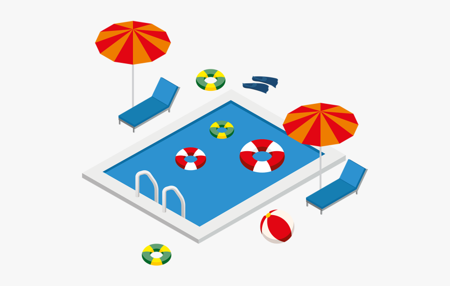 Swim In Money Clipart - Transparent Background Summer Pool Pool Clipart, Transparent Clipart