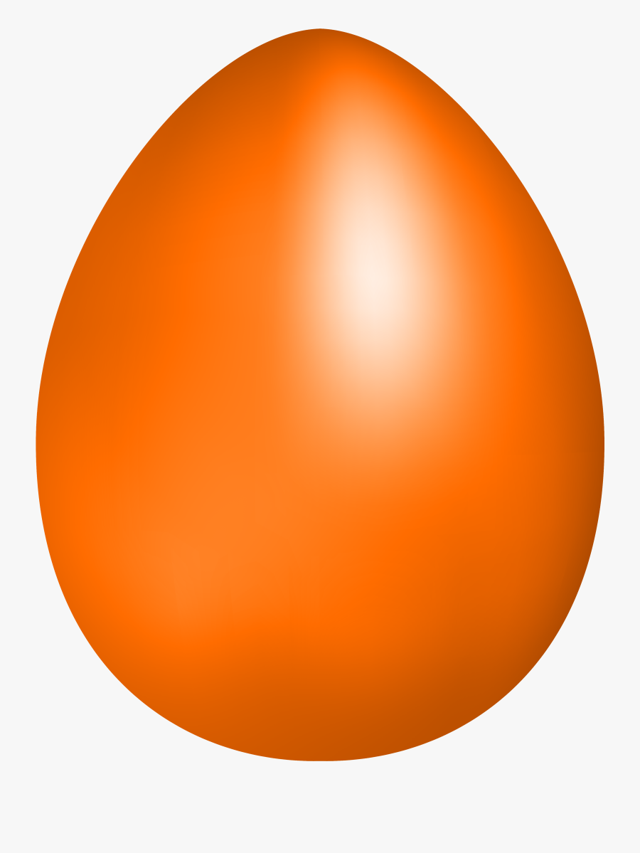 Orange Easter Egg Png Clip Art - Circle, Transparent Clipart