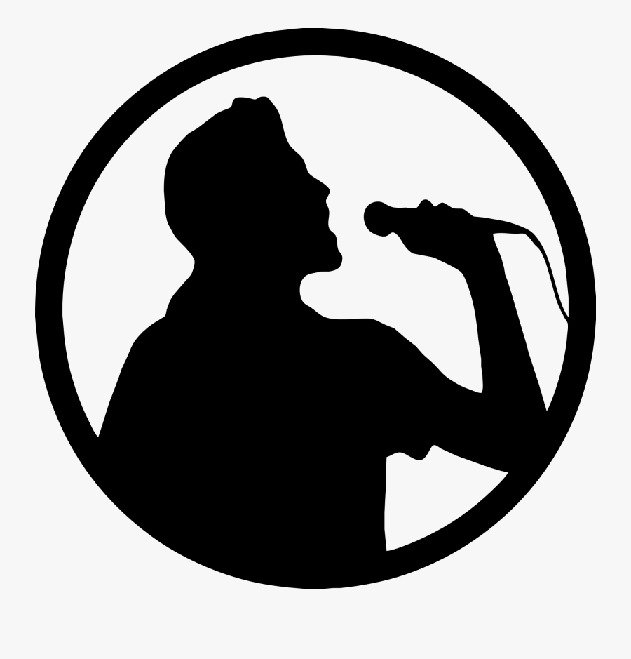 Karaoke Logo Microphone Singer Transparent Image - Icon Karaoke, Transparent Clipart