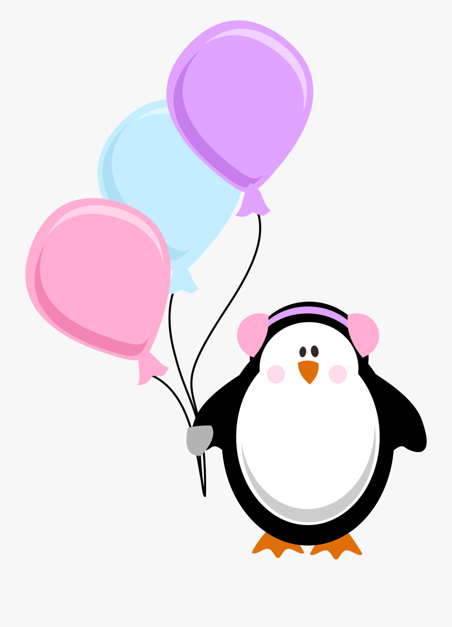 Happy Birthday Penguin Clip Art, Transparent Clipart