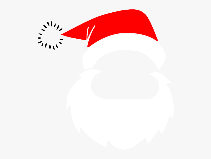 Santa Beard Clipart 3 - Santa Claus Face Png, Transparent Clipart