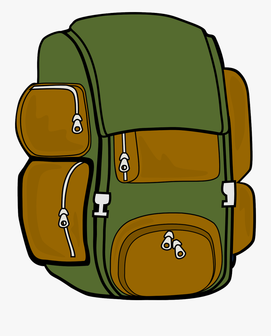 Kid With Backpack Clipart Free Clipart Images - Backpack Clip Art, Transparent Clipart