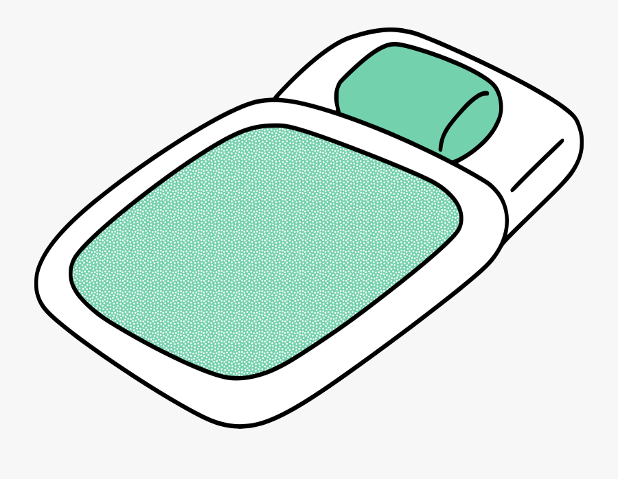 Futon Bed Vector Clipart Image - Bettwäsche Clipart, Transparent Clipart