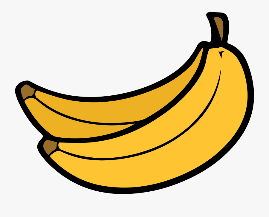 Banana - Transparent Background Banana Clipart, Transparent Clipart