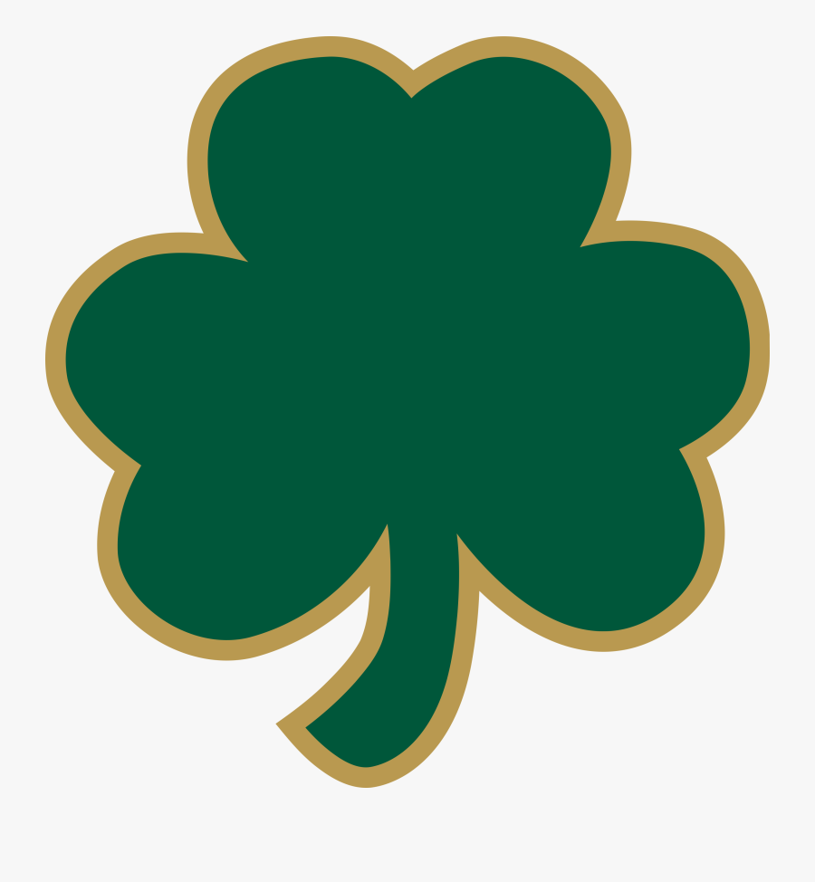 Shamrock Logos Notre Dame - Notre Dame Shamrock Png, Transparent Clipart