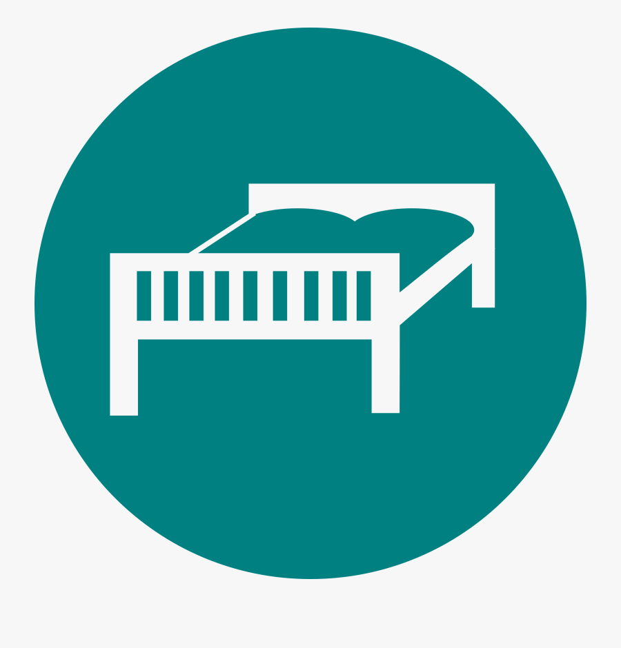 Bunk - Bed - Clipart - Accommodation Icon Vector Png, Transparent Clipart