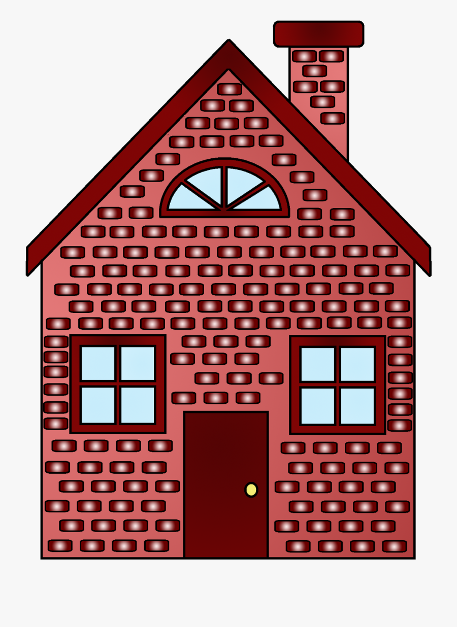 28 Collection Of Red Brick House Clipart - Brick House 3 Little Pigs, Transparent Clipart
