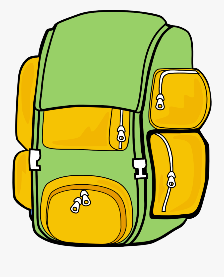 Backpack Clipart Beautystars - Hiking Backpack Clipart, Transparent Clipart