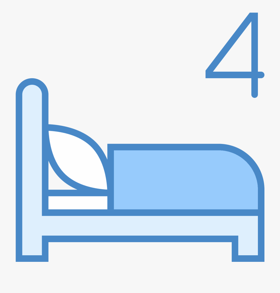 Blanket Vector Blue - Sleep Bed Icon Png, Transparent Clipart