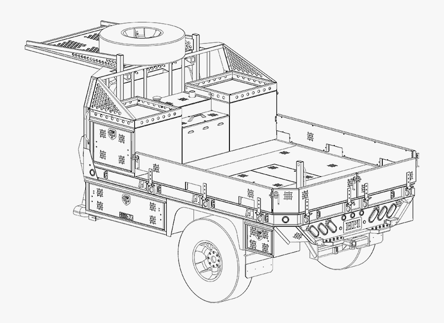 Pickup Truck Flatbed Dimensions, Transparent Clipart