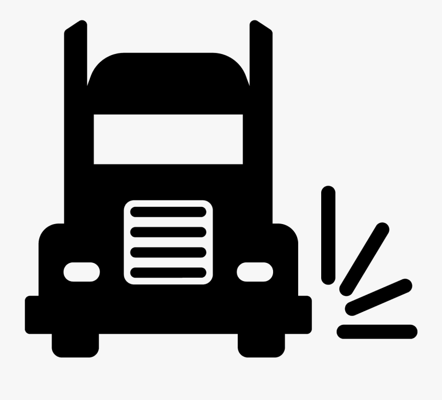 Truck Icon Gray, Transparent Clipart