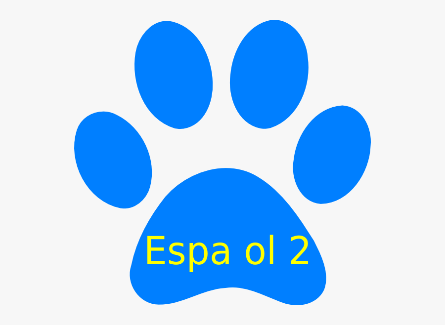 Transparent Blue Paw Icon, Transparent Clipart