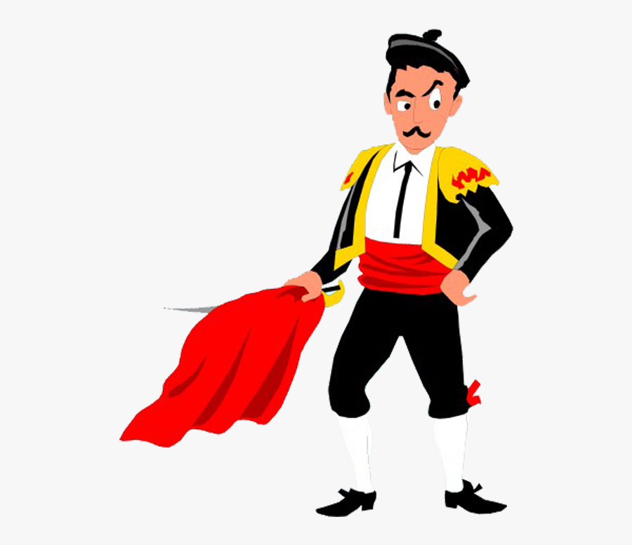 Art Human Cattle Behavior Spanish Spain - Bullfighter Png, Transparent Clipart