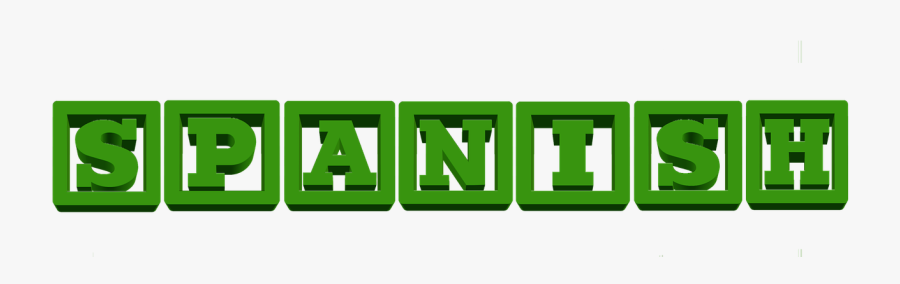 Word Spanish, Transparent Clipart