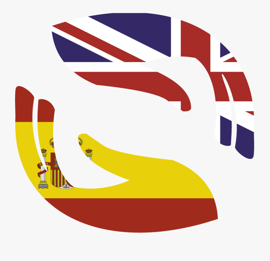 Http - //www - Bremaininspain - Bremaininspainhandsflags - Spain Vs Uk Png, Transparent Clipart