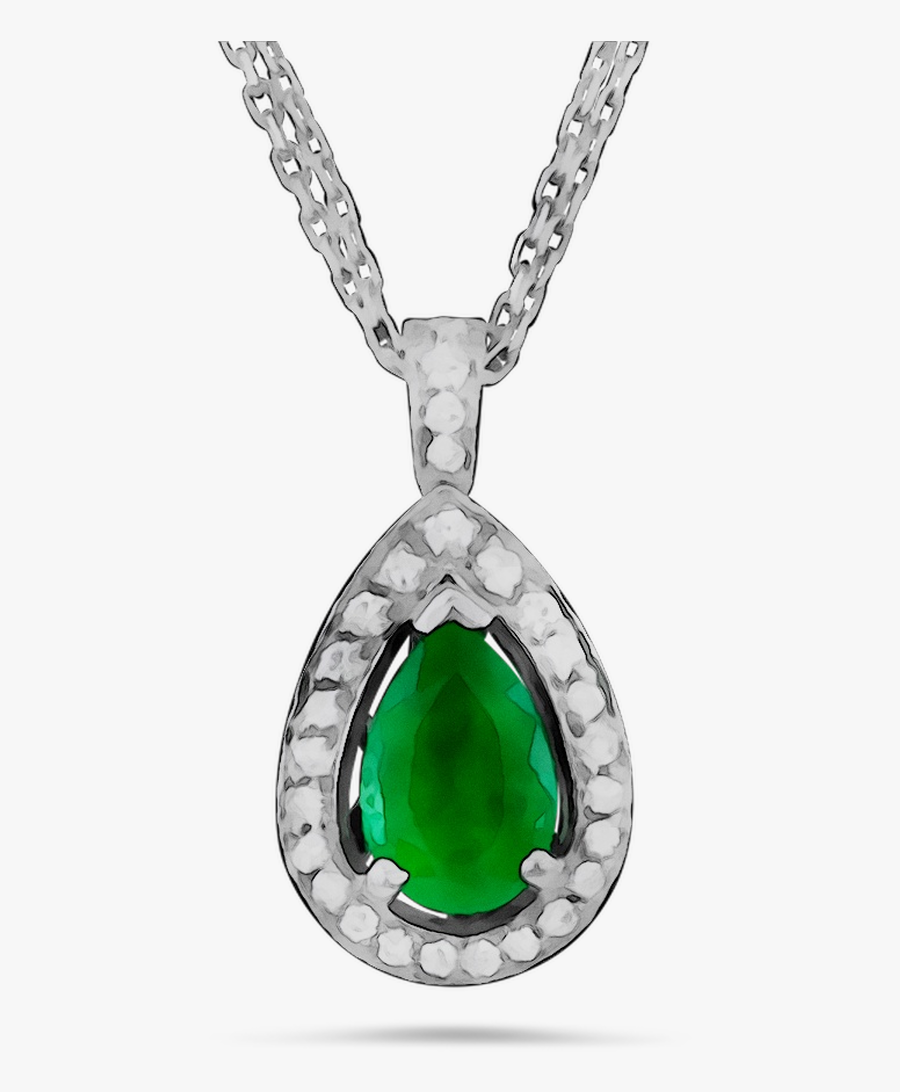 Jewellery Diamond Pendant Silver Emerald Free Clipart - Diamond, Transparent Clipart