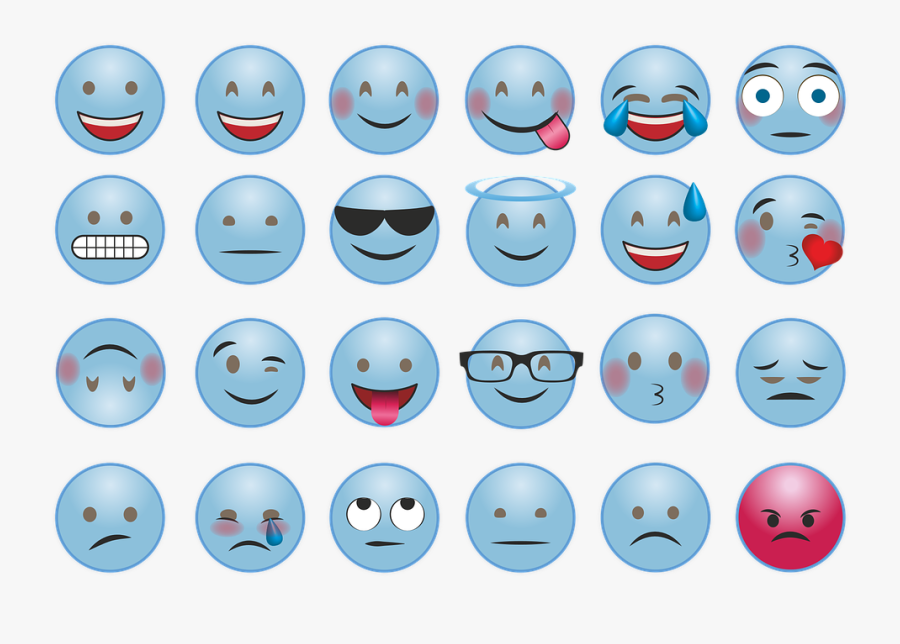 Emojis, Smilie, Whatsapp, Emotions, Laugh, Face, Happy - 20 Emojis, Transparent Clipart