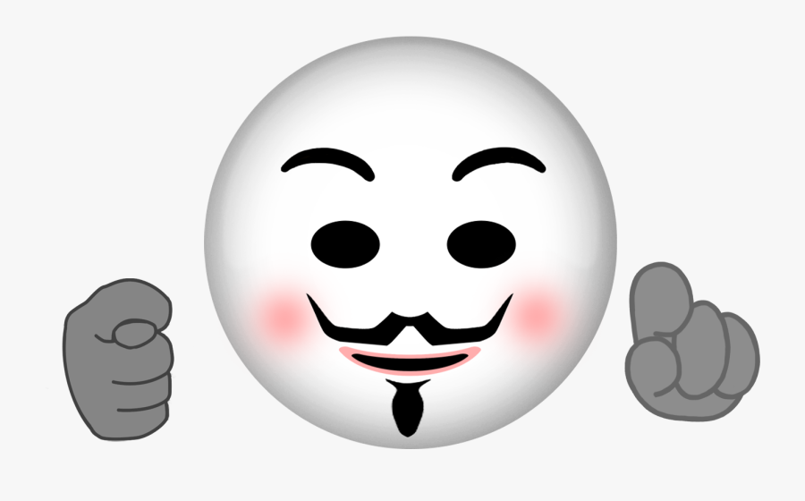 Anonymous Emoji, Transparent Clipart