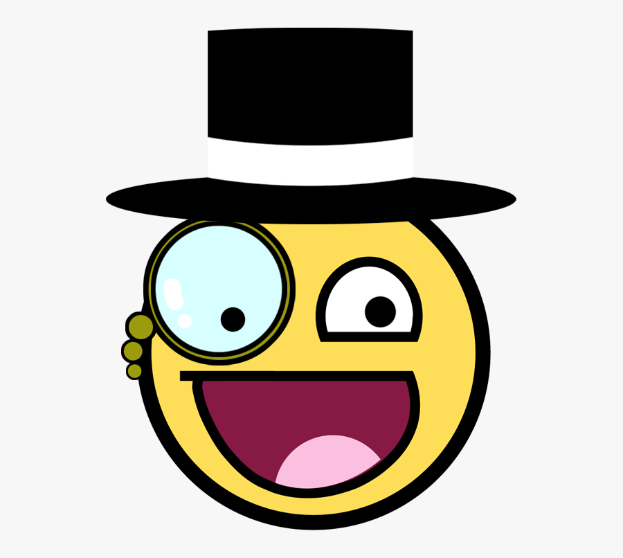 Awesome Smiley Face, Transparent Clipart