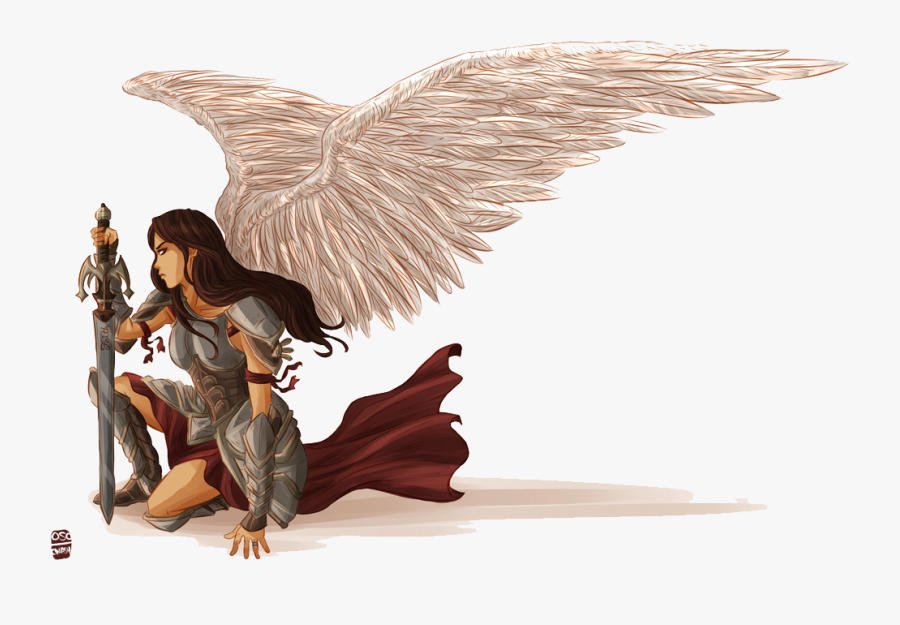 Angel Clip Art - Angel Warrior Png, Transparent Clipart