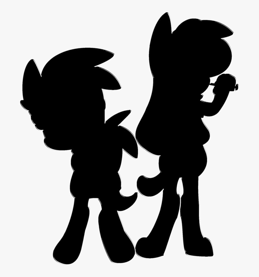 Silhouette Clip Art Angel Black Pony - Silhouette, Transparent Clipart