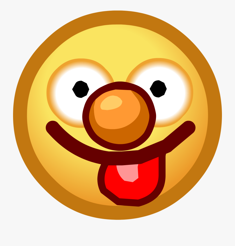 Emoticon Sticking Tongue Out - Club Penguin Emojis Png, Transparent Clipart