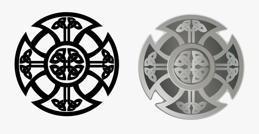 Celtic Design Basics Plus 11 Free Celtic-inspired Fonts - Celtic Shield Vector, Transparent Clipart