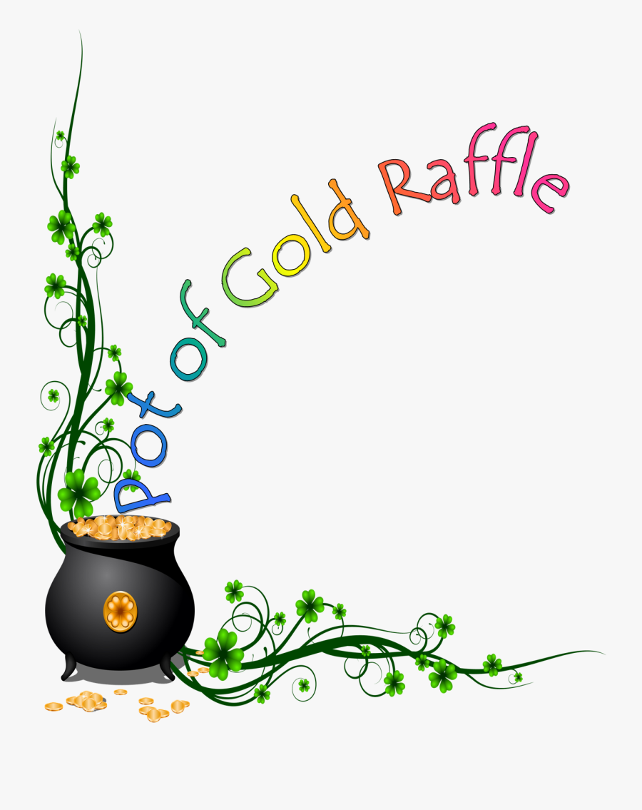 Improved Pictures Of Pots Gold Free Rainbow And Pot - 50 50 Raffle Pot Of Gold, Transparent Clipart
