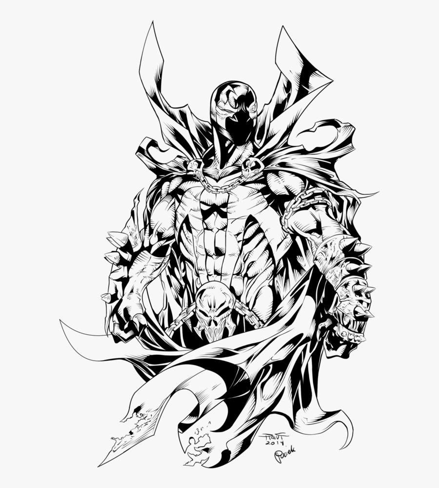 Spawn Sketch Art Dreamcatcher Line Drawing - Spawn Black And White, Transparent Clipart