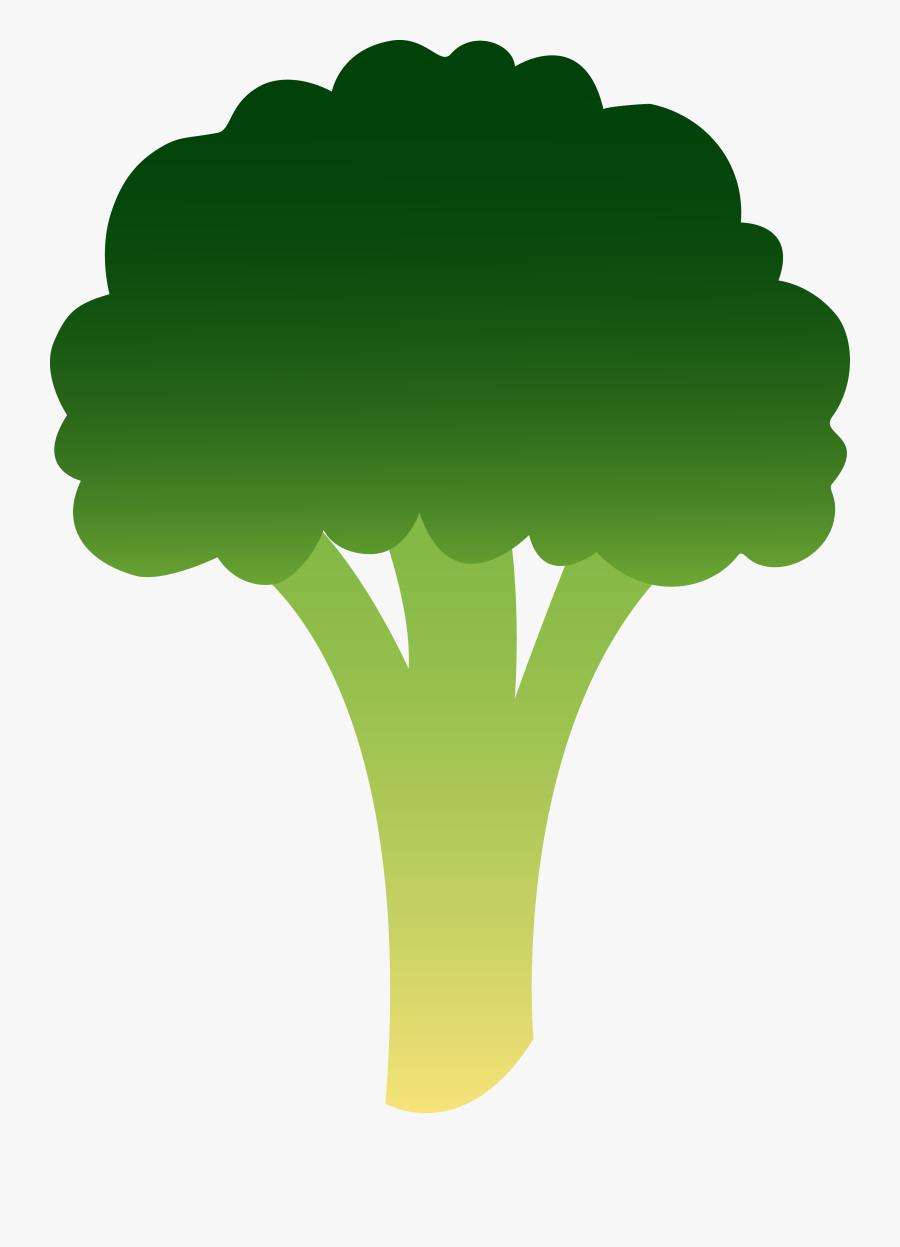 Green Stalk Of Broccoli - Green Brocoli Clipart, Transparent Clipart