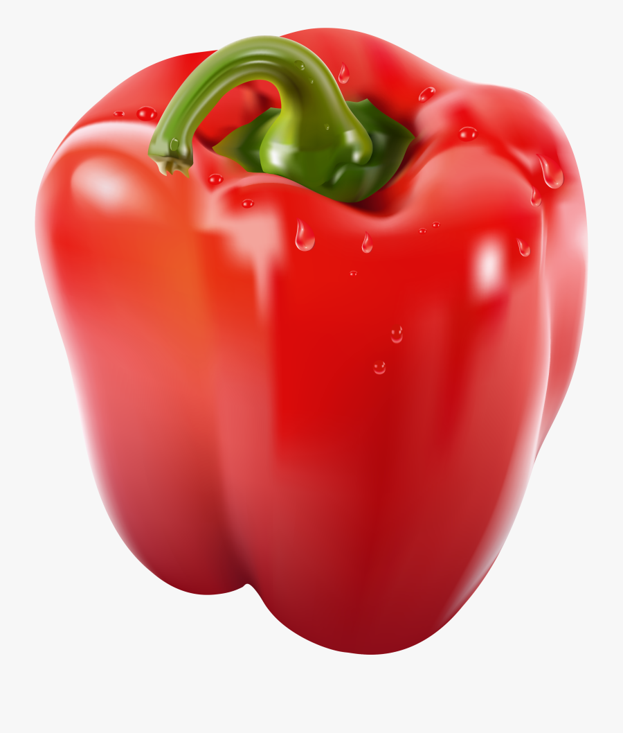 Transparent Red Png Picture - Red Bell Pepper Png, Transparent Clipart