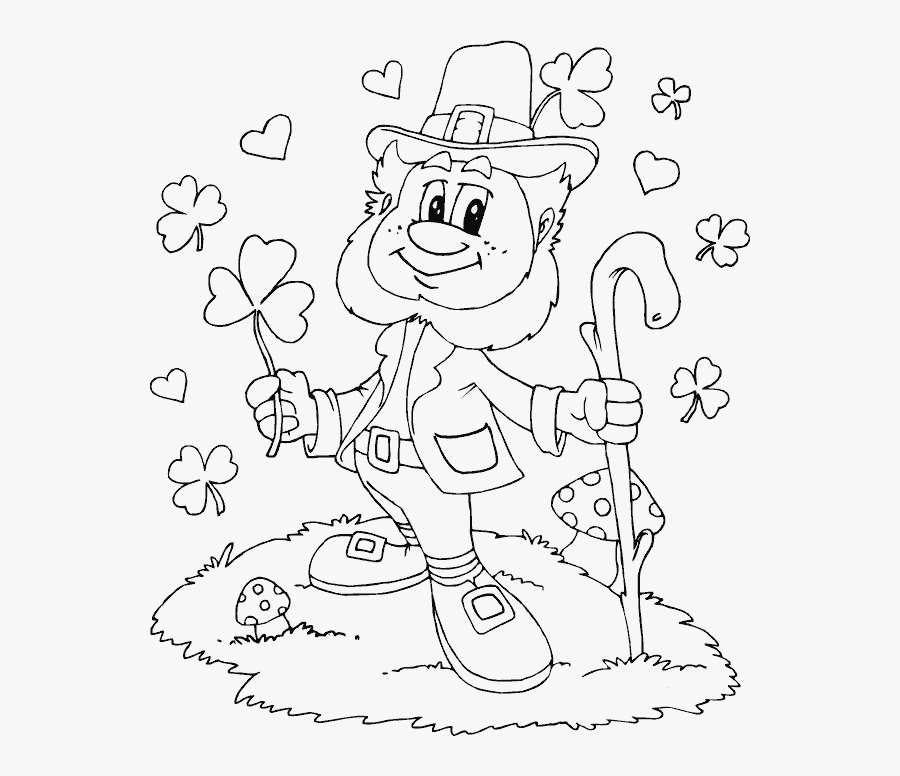 Download Leprechaun Color Page 23 Leprechaun Printable Coloring Printable St Patricks Day Colouring Pages Free Transparent Clipart Clipartkey