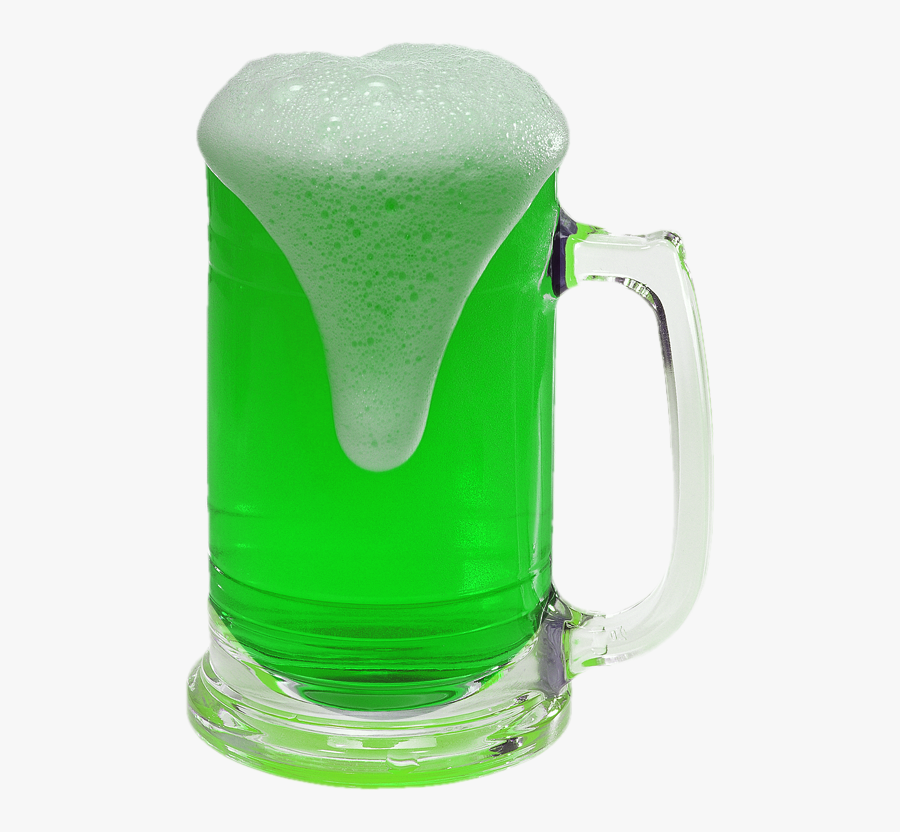 Glass Of Green Beer, Transparent Clipart