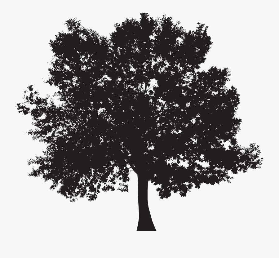 Silhouette Tree Clip Art, Transparent Clipart