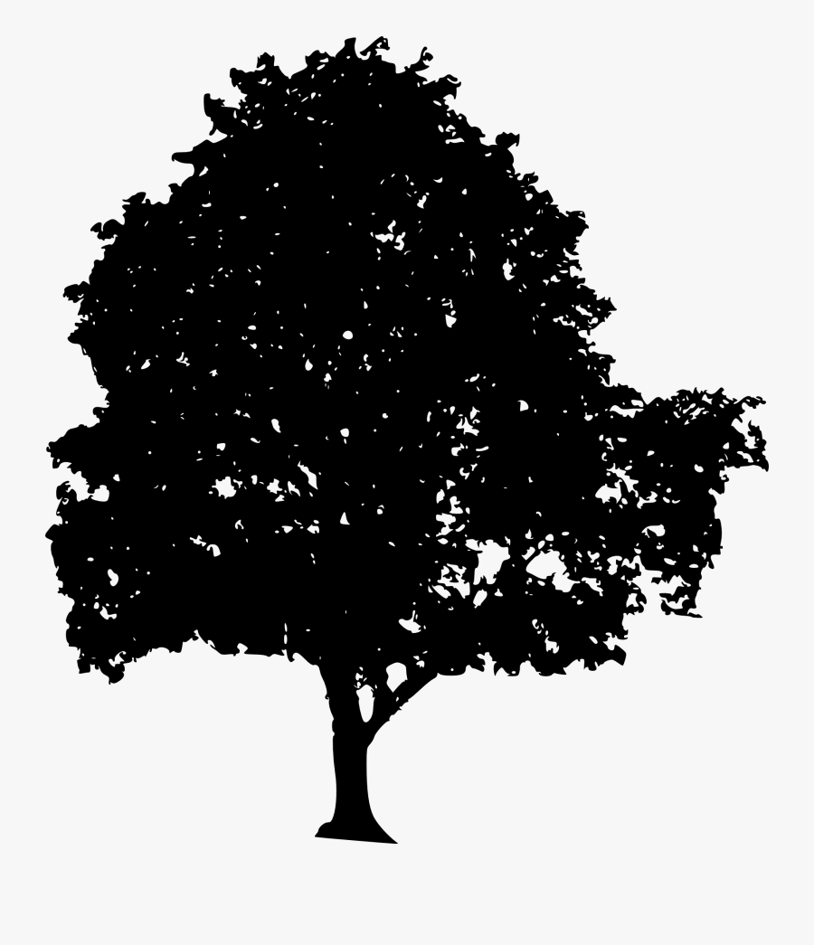 Tree Silhouette Png Transparent, Transparent Clipart