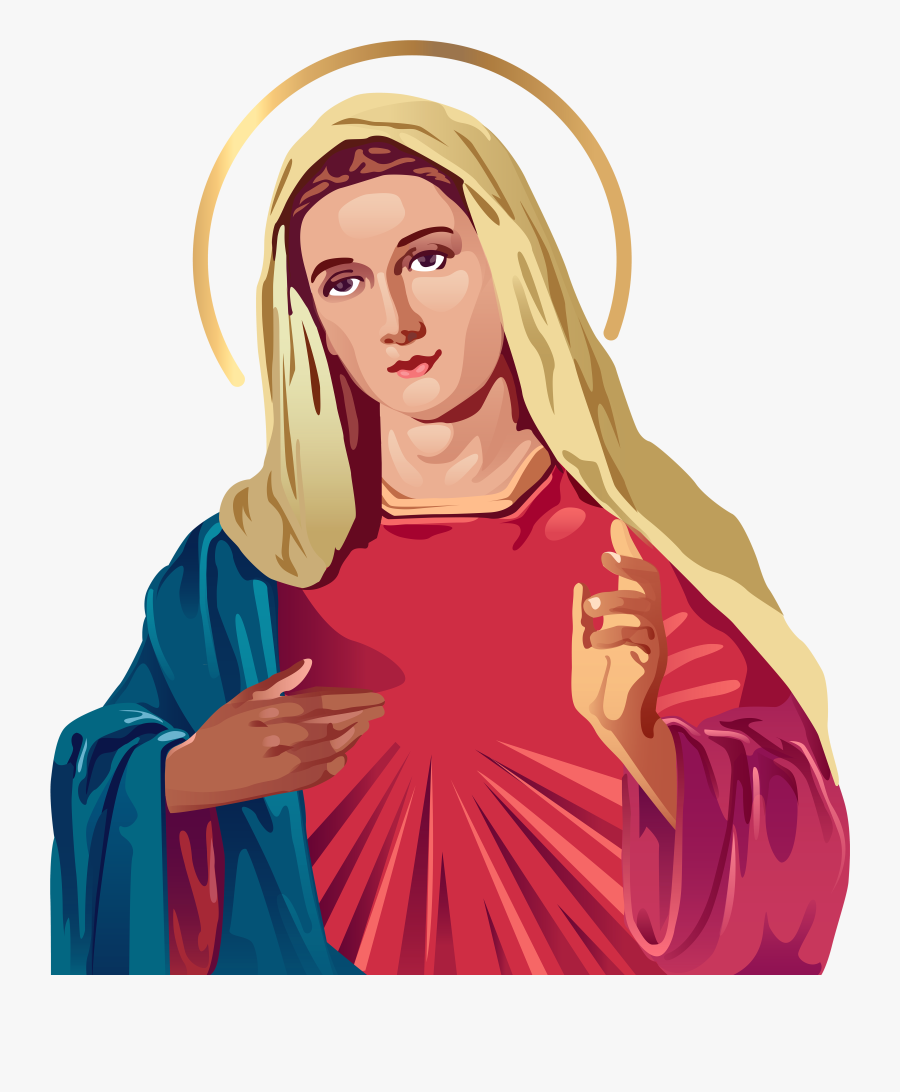 Clip Art Blessed Mother Blessed Virgin Mary Png Clip - Virgin Mary Png, Transparent Clipart