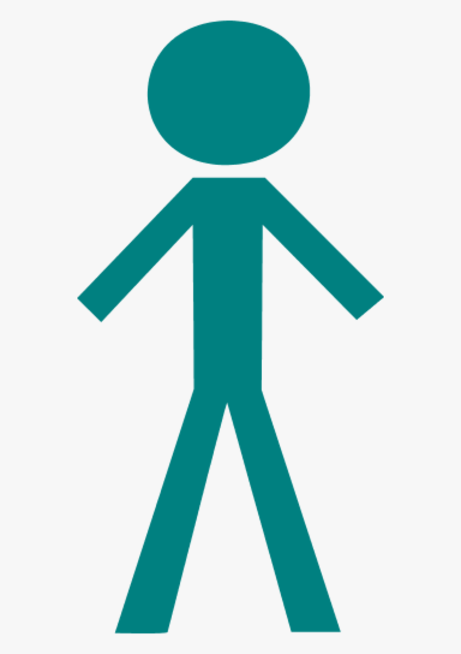 Vector Clip Art - Red Stick Figure Clip Art, Transparent Clipart