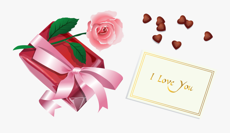 Clipart Of Valentines Gift, Transparent Clipart
