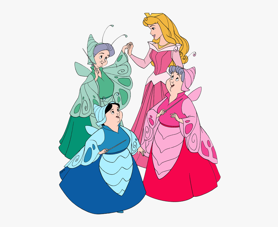 Fairies Clipart Cinderella - Aurora Fairies, Transparent Clipart