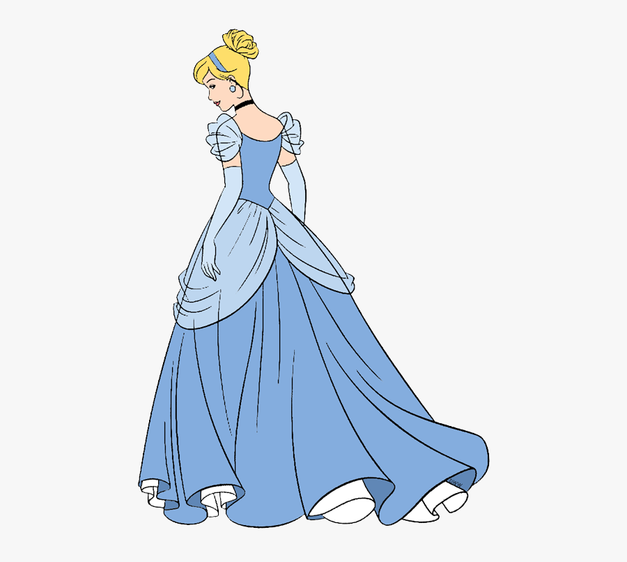 Back Of Cinderella's Dress, Transparent Clipart