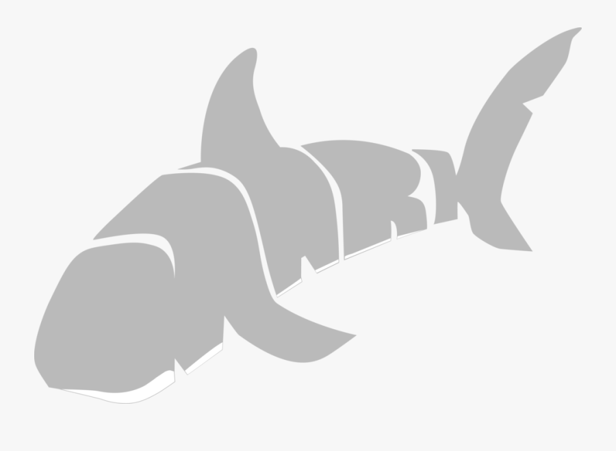 Mark La Shark - Great White Shark, Transparent Clipart