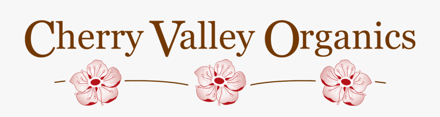 Cherry Valley Organics Logo, Transparent Clipart