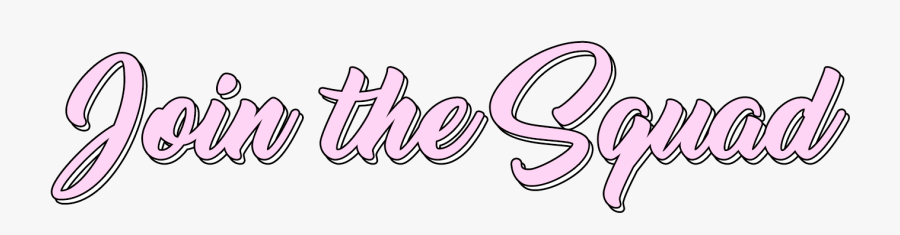 Social Squad Logo - Calligraphy, Transparent Clipart