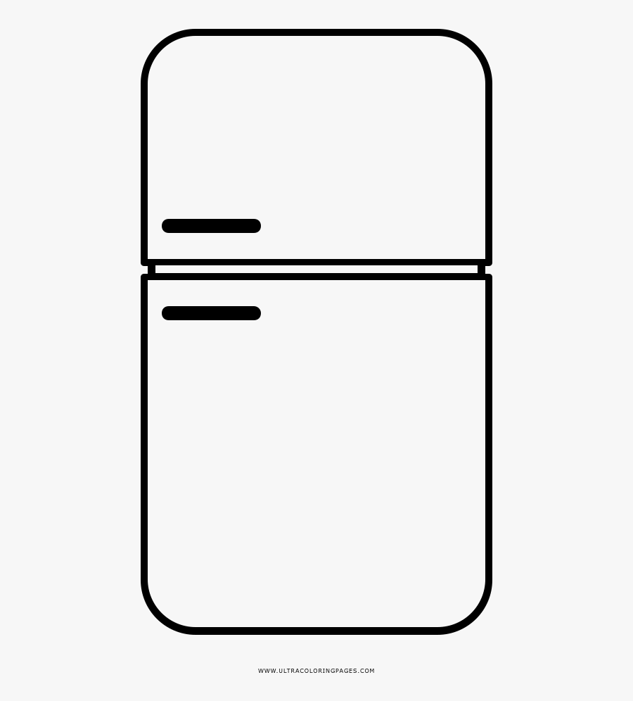 Refrigerator Coloring Page Fantasy Audio Stories For - Line Art, Transparent Clipart
