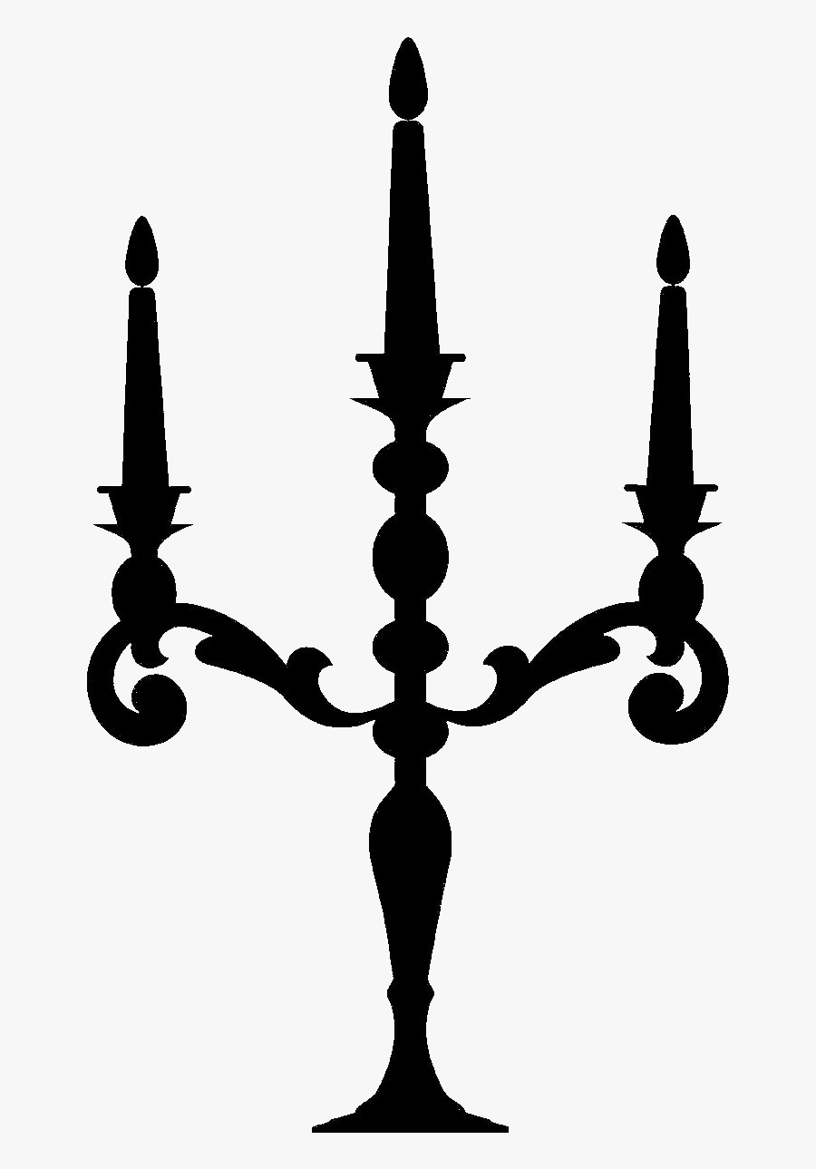 Sexey Aux Forges Chambre D"hote - Haunted Mansion Candelabra Silhouette, Transparent Clipart