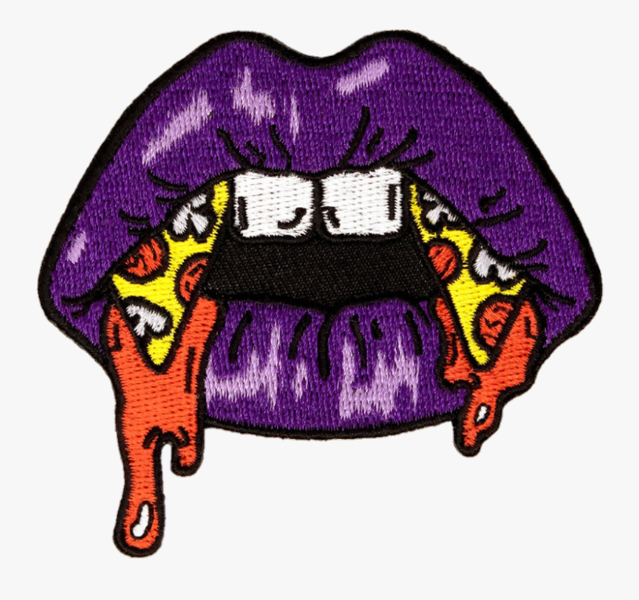 #patch #lips #lip #vampire #vampires #sexy - Illustration, Transparent Clipart