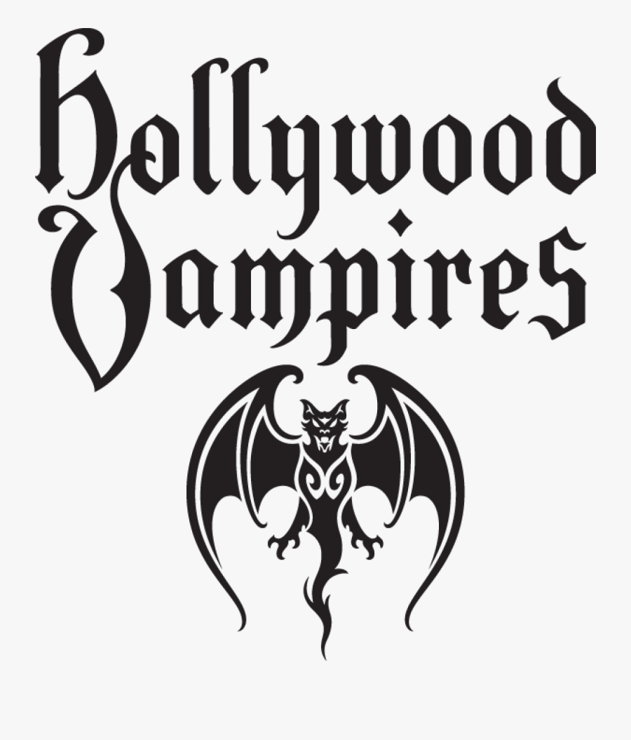 Hollywood Vampires Band Logo, Transparent Clipart