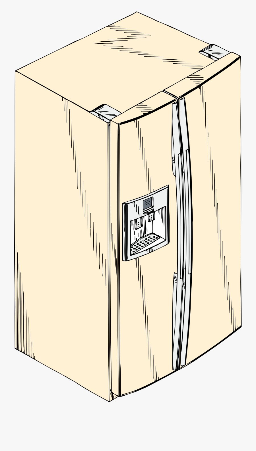 Side By Side Refrigerator Clip Arts - Refrigerator Clip Art, Transparent Clipart