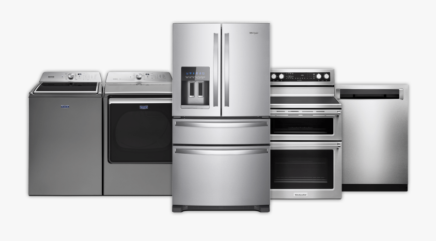 Whirlpool, Kitchenaid And Amana Appliances - Home Appliances, Transparent Clipart