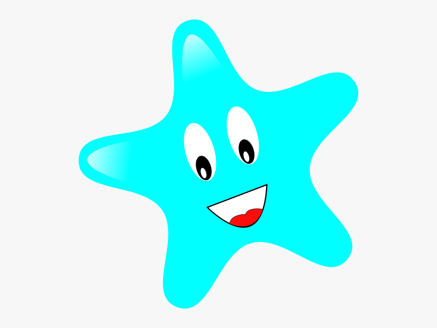 Smiley Star Clip Art At Clker - Smiling Star Clipart Png, Transparent Clipart